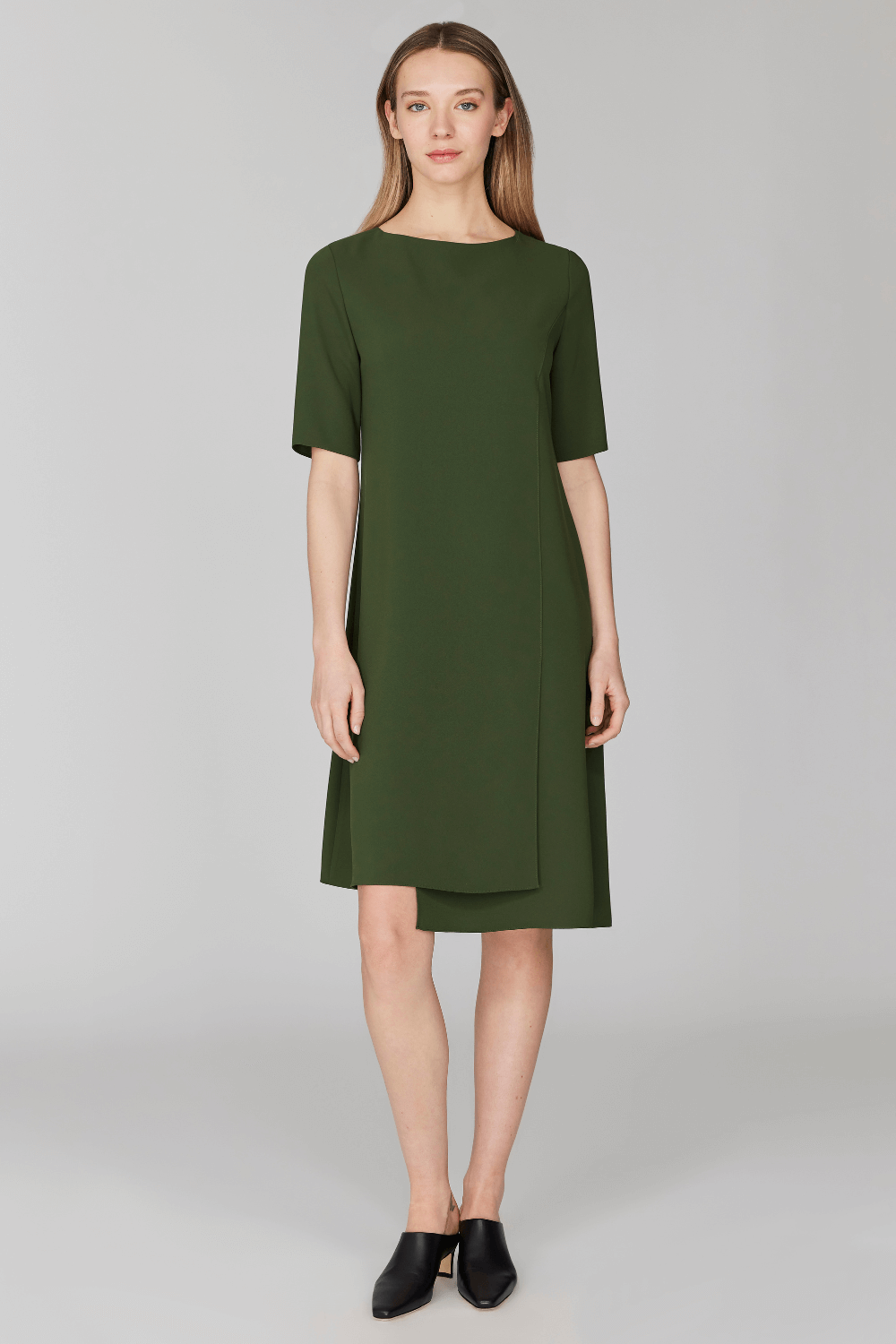 Lustrous Crepe Dresses