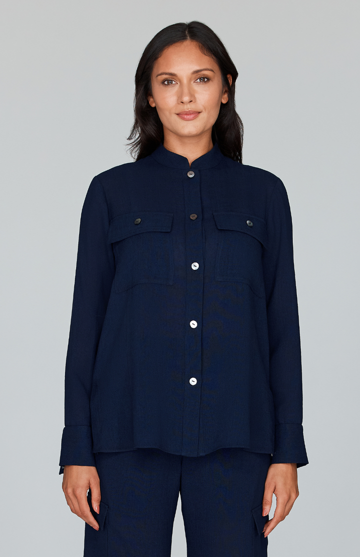 Chelsea is wearing Midnight in size XS.