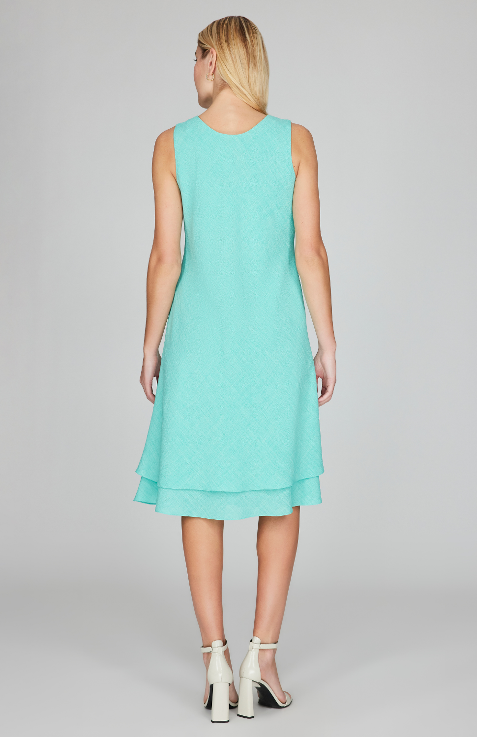 Microlinen Double Layer Bias Dress