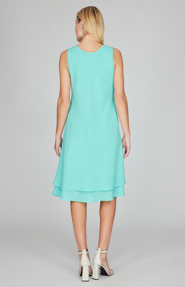 Microlinen Double Layer Bias Dress