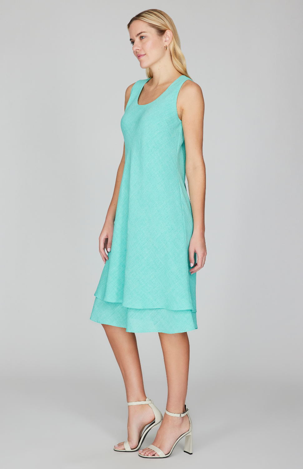 Microlinen Double Layer Bias Dress