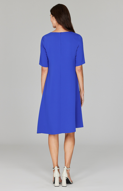 Ekaterina is 5'10" and is wearing a size XS in Cobalt.