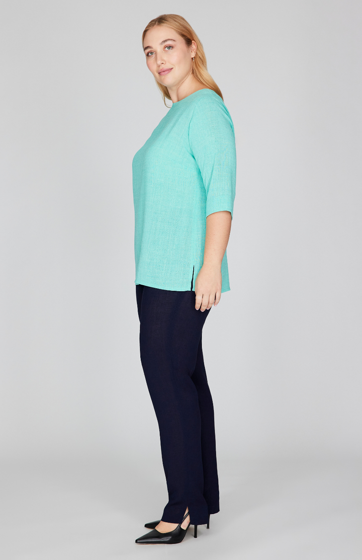 Microlinen Essential 3/4 Sleeve Blouse