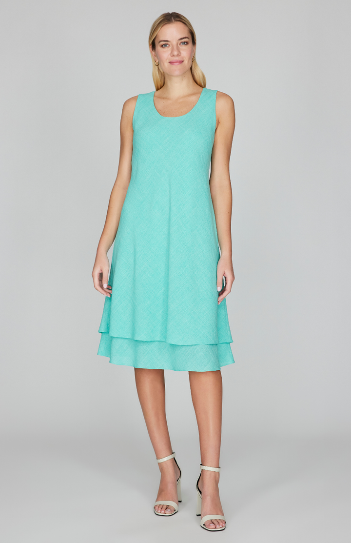 Microlinen Double Layer Bias Dress