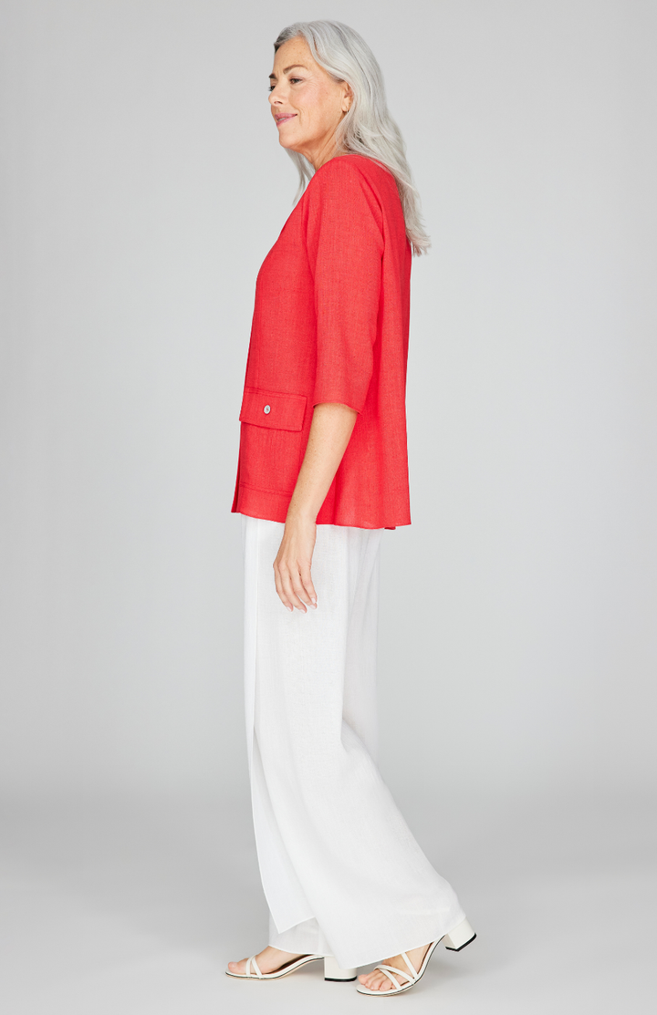 Microlinen One Pocket Swing Jacket