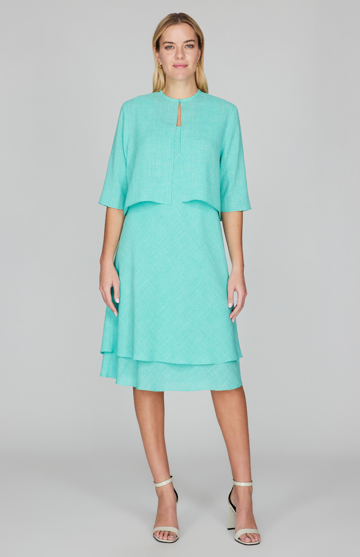 Microlinen Double Layer Bias Dress