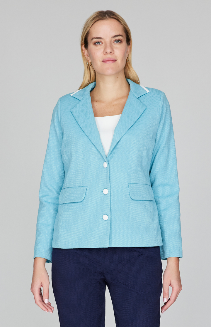 Pique Short Fitted Blazer