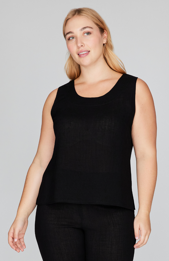 Microlinen Essential Scoop Neck Tank