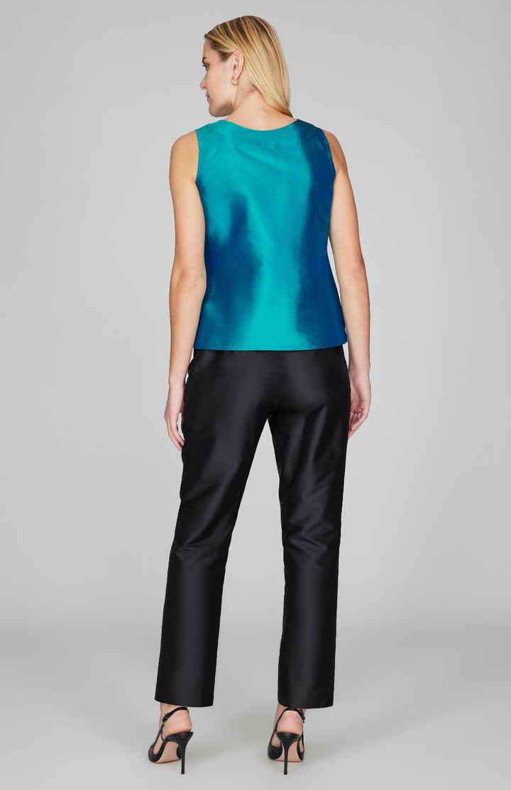 Silk Shantung Square Neck Camisole