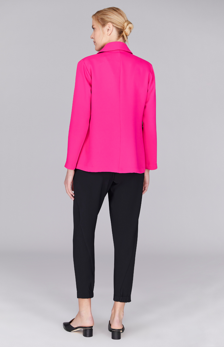 Gabby is 5’ 10" and wearing Pink in XS.