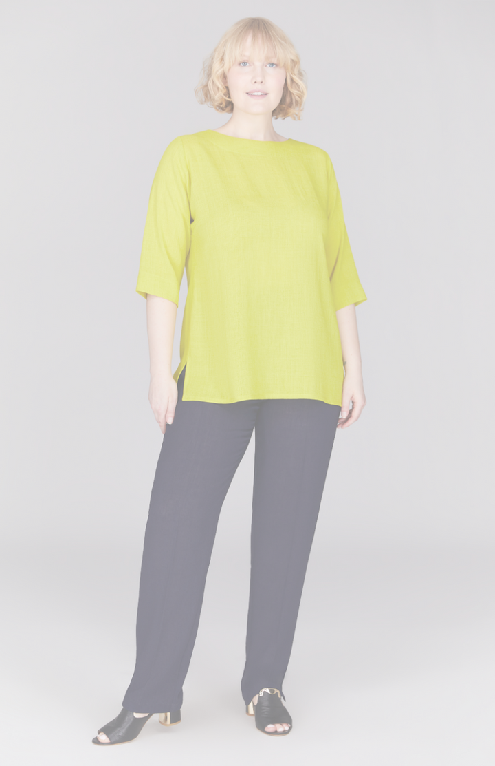 Microlinen Essential 3/4 Sleeve Blouse