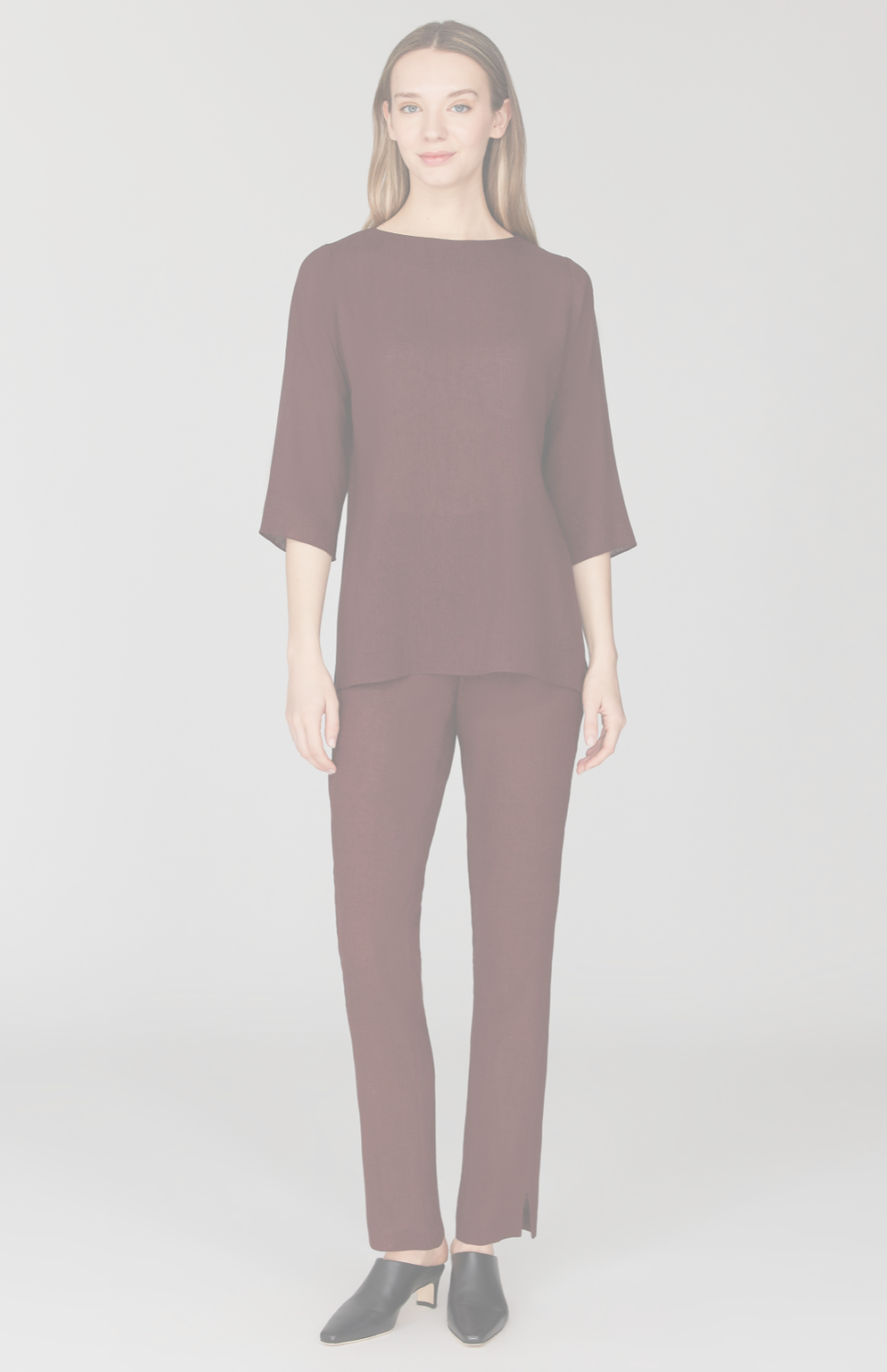 Microlinen Essential 3/4 Sleeve Blouse