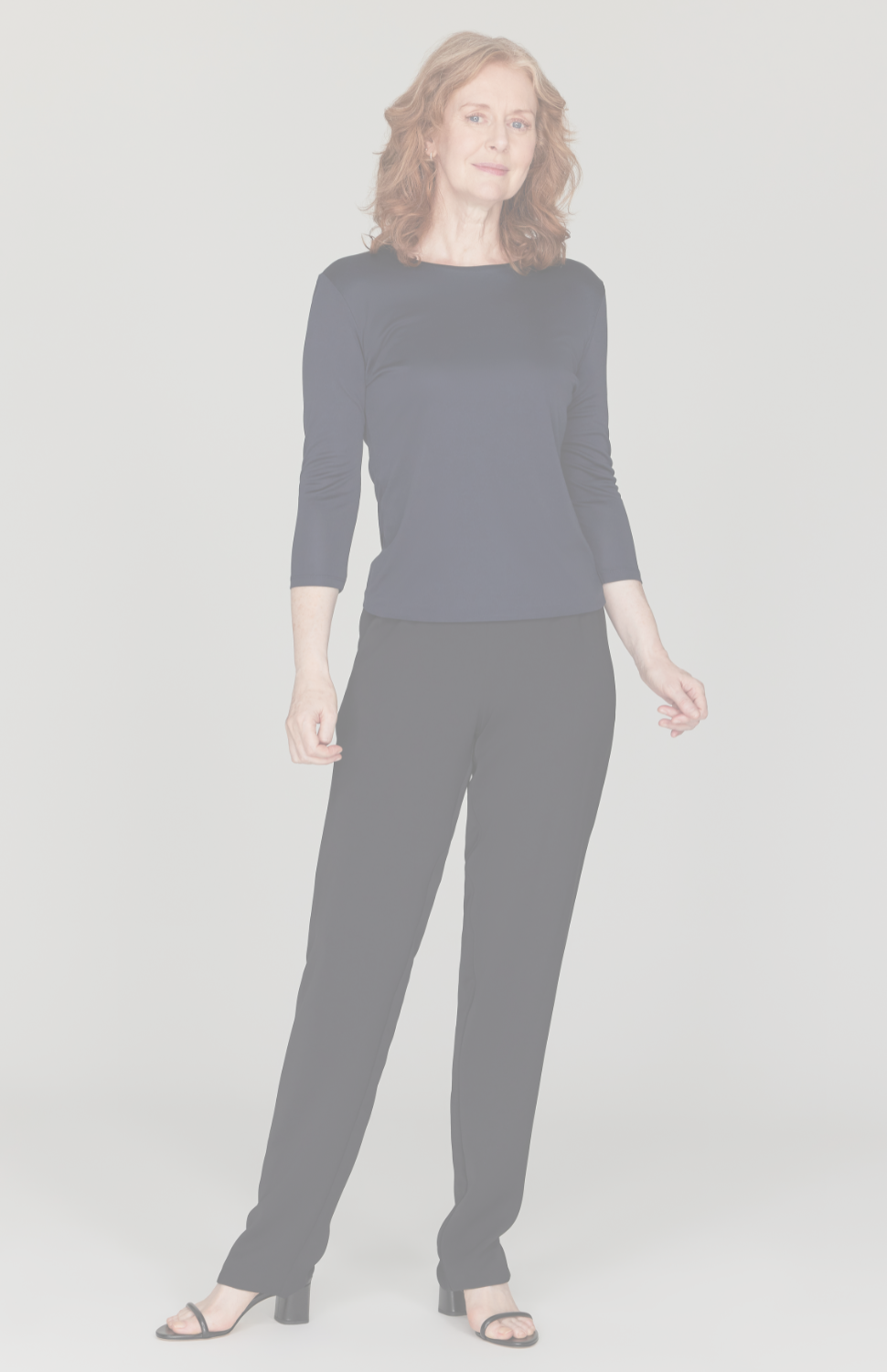 Silk Knit Tee - Midnight