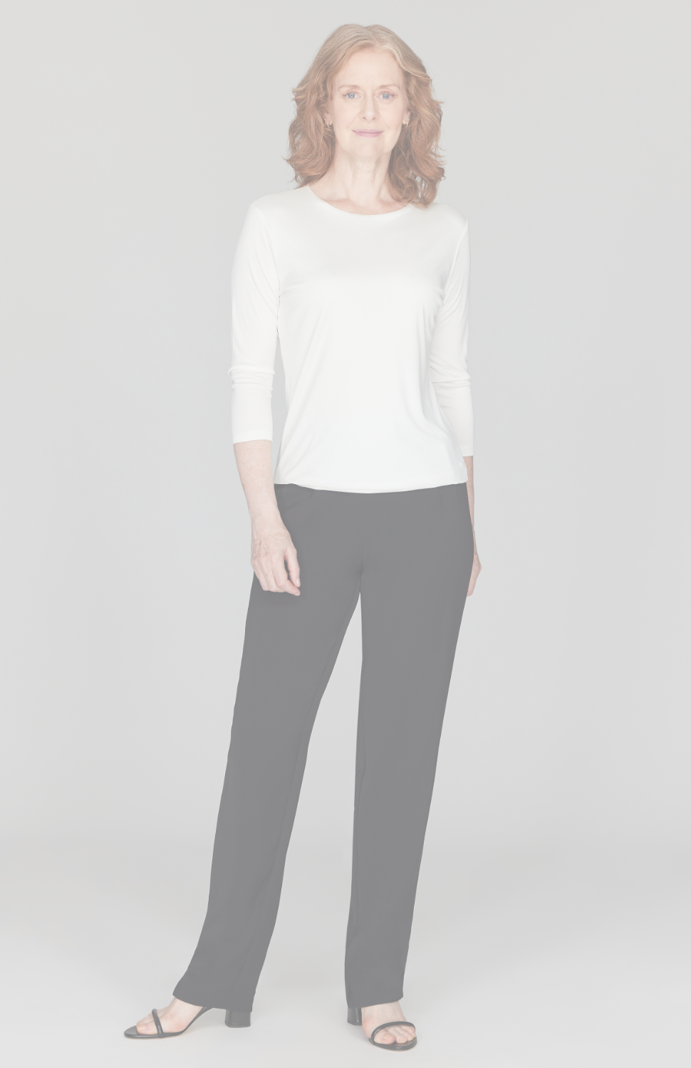 Silk Knit Tee - Pearl