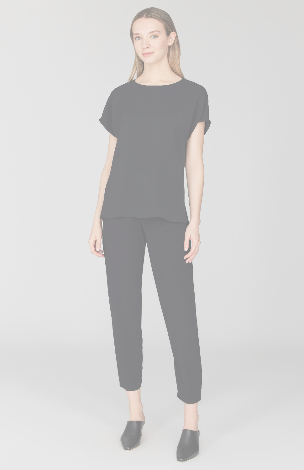 Lustrous Crepe Jogger