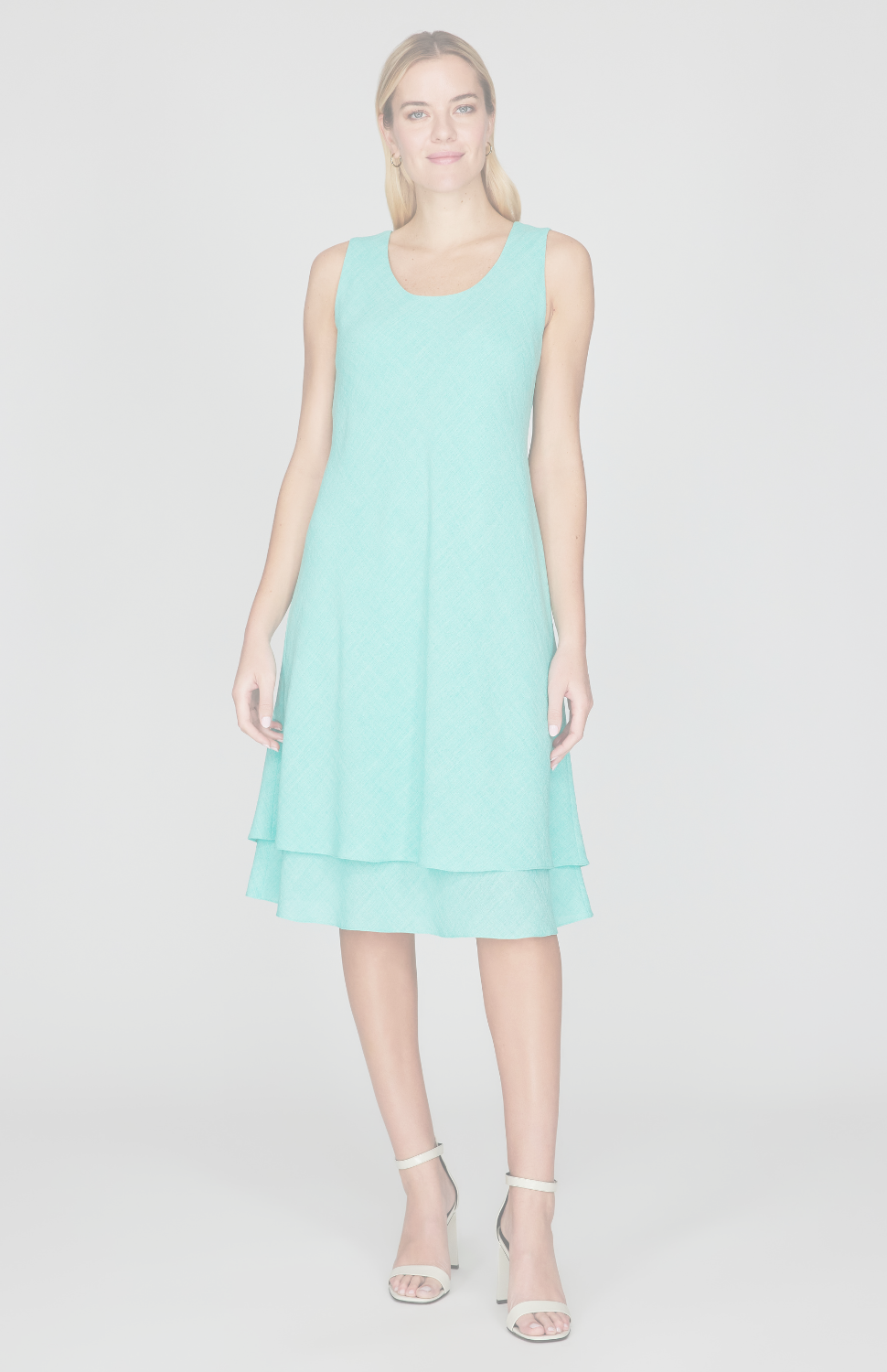 Microlinen Double Layer Bias Dress