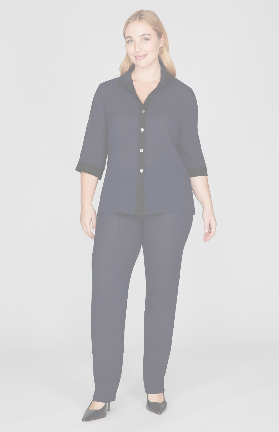 Microlinen High Neck Shirt