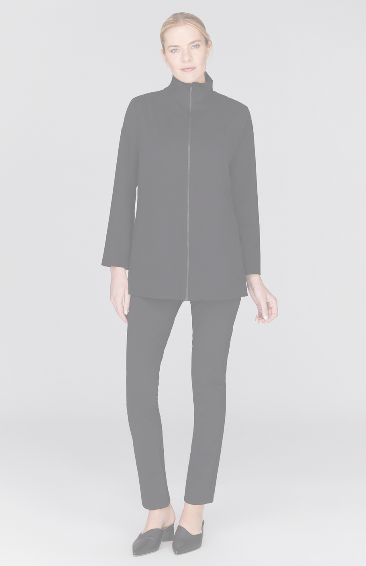 Ponte Zip Front Jacket
