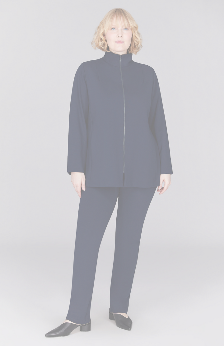 Ponte Zip Front Jacket