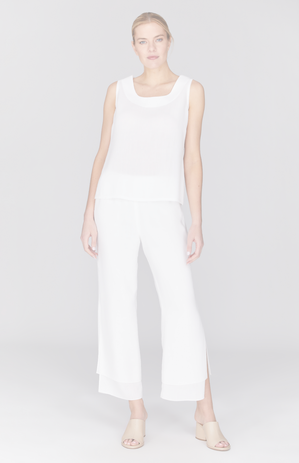 Microlinen Essential Scoop Neck Tank