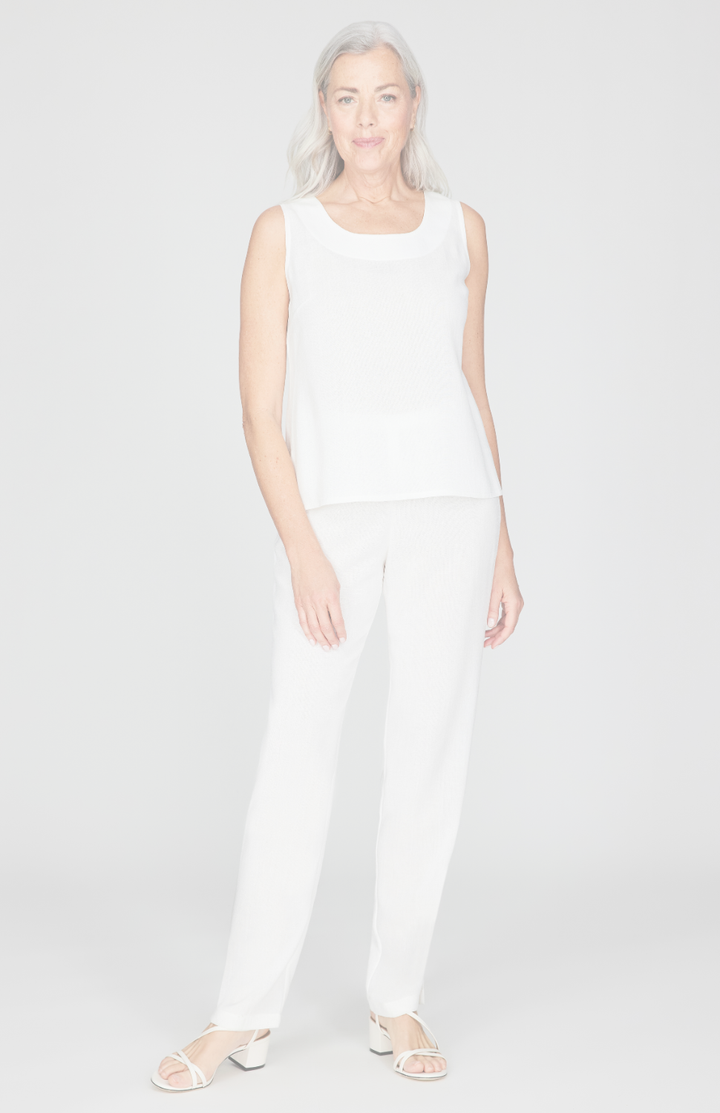 Microlinen Essential Scoop Neck Tank