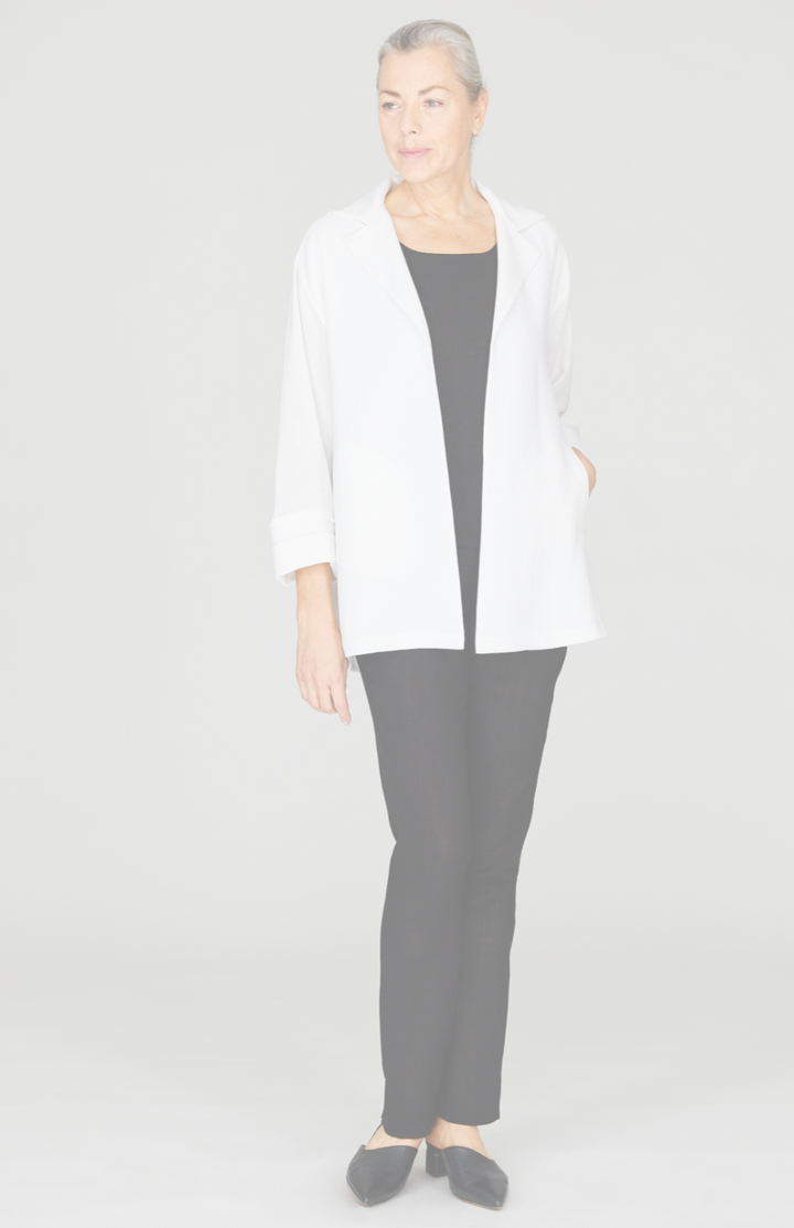 Microlinen Open A-Line Jacket