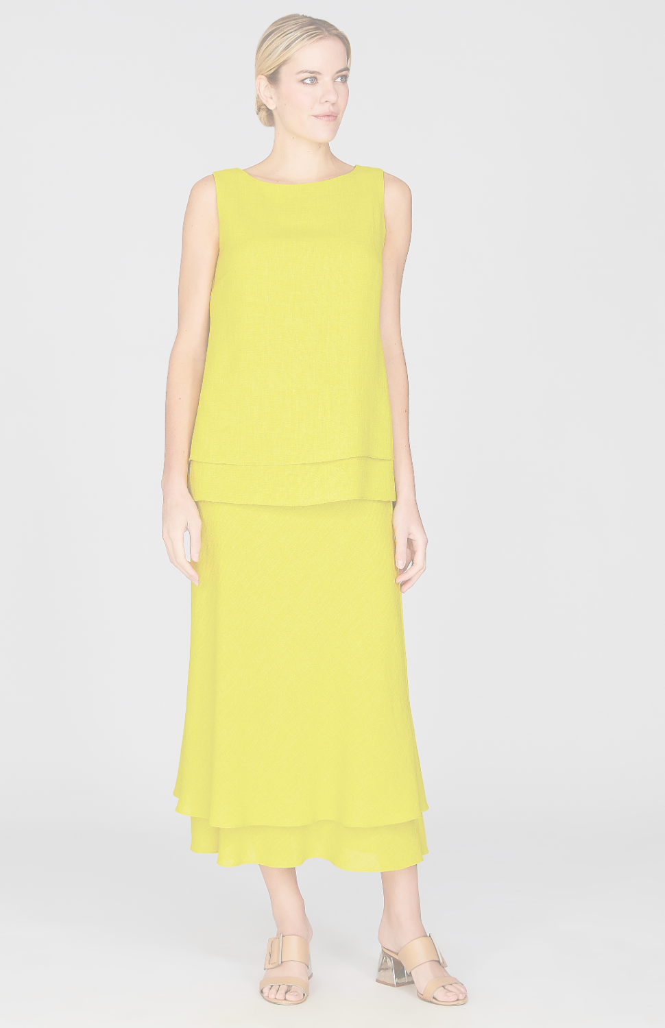 Microlinen Double Layer Skirt