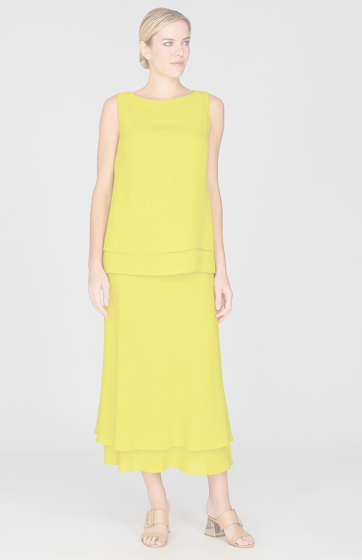 Microlinen Double Layer Skirt